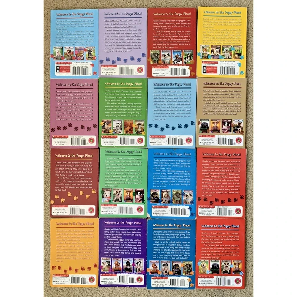 Lot of 16 THE PUPPY PLACE Series Books Ellen Miles Scholastic SEE DESCRIPTION